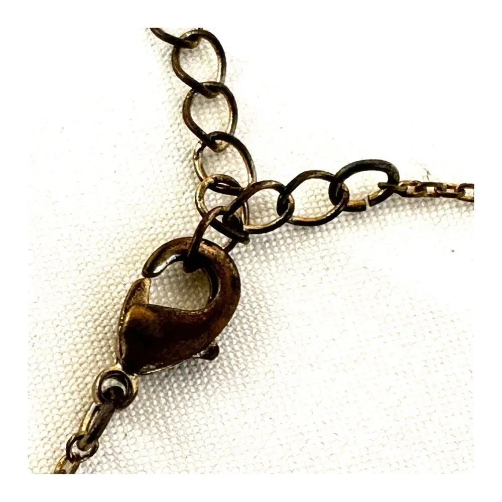 Rhinestone butterfly dainty pendant necklace